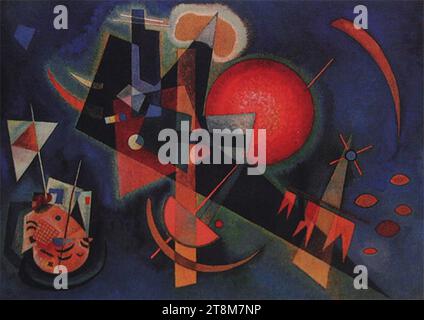 Vassily Kandinsky, 1925 - en Bleu, Düsseldorf. Banque D'Images