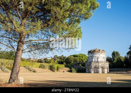 Mausolée de Théodoric, Ravenne, Émilie-Romagne, Italie Banque D'Images