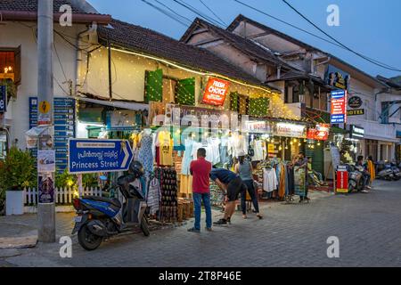 Princess Street, fort Kochi, Cochin, Kerala, Inde Banque D'Images