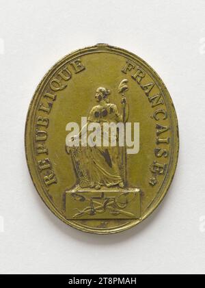 Insigne de fonction de juge à la Cour d'appel, Ameleing, Medal Engraver, Numismatic, insigne, dimensions - travail : hauteur : 3,8 cm, largeur : 3,2 cm, poids (taille du type) : 16,84 g. Banque D'Images