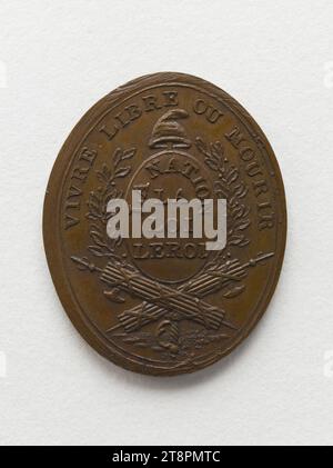 Live Free or Die, 1791, Anonyme, Array, Numismatique, médaille, Dimensions - travail : hauteur : 2,6 cm, poids (dimension type) : 4,59 g. Banque D'Images