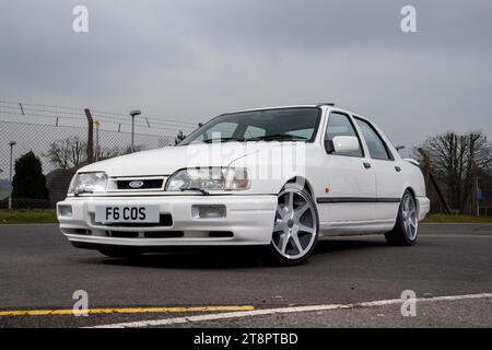 1988 Ford Sierra Sapphire RS Cosworth Eighties icône super voiture Banque D'Images