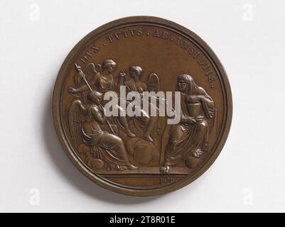 Napoléon Bonaparte, président de la République italienne, après l'attaque de la rue Saint-Nicaise, 1801, Manfredini, Luigi, en 1801, numismatique, Médaille, Milan, tailles - travail : diamètre : 6 cm, poids (taille du type) : 94,72 g. Banque D'Images