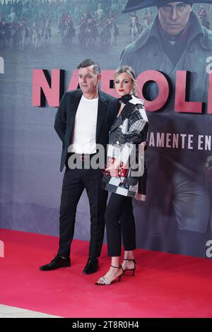 Madrid, Espagne. 20 novembre 2023. Au photocall pour le premier film Napoléon à Madrid le lundi 20 novembre 2023 crédit : CORDON PRESSE/Alamy Live News Banque D'Images