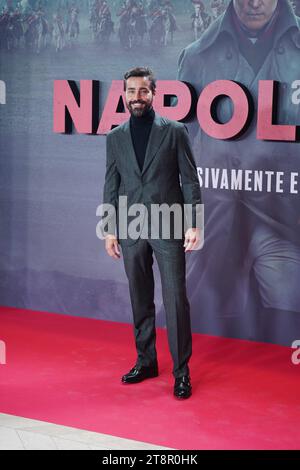 Madrid, Espagne. 20 novembre 2023. Au photocall pour le premier film Napoléon à Madrid le lundi 20 novembre 2023 crédit : CORDON PRESSE/Alamy Live News Banque D'Images