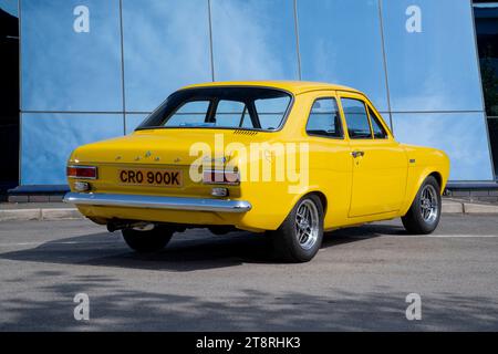 MK1 1972 Ford Escort RS1600 classique performance ar Banque D'Images