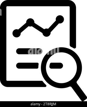 Illustration de l'icône du vecteur d'analyse fondamentale Illustration de Vecteur