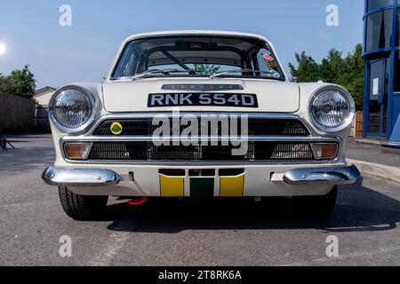 Berline MK1 Lotus Cortina 1960s sper Banque D'Images