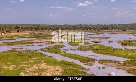 Rivière Olifants de H1 dans le parc national Kruger Afrique du Sud Banque D'Images