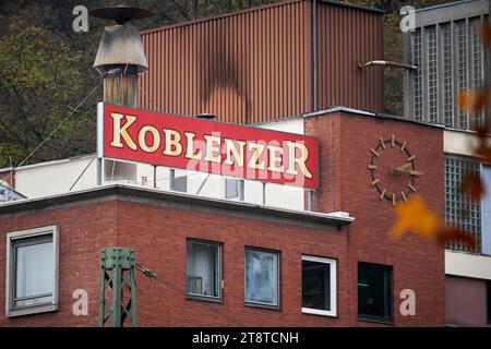 Koblenzer Brauerei beantragt Insolvenz 21.11.2023, Rheinland-Pfalz, Koblenz-Stolzenfels : Die Koblenzer Brauerei GmbH Hat am 20.11.2023 beim Insolvenz angemeldet. Ein entsprechender Antrag der Geschäftsführung ist beim Amtsgericht Koblenz eingegangen. *** Koblenzer Brauerei dossiers d'insolvabilité 21 11 2023, Rhénanie-Palatinat, Koblenz Stolzenfels Koblenzer Brauerei GmbH a déposé une demande d'insolvabilité le 20 11 2023 Une demande correspondante de la direction a été reçue par le tribunal local de Coblence crédit : Imago/Alamy Live News Banque D'Images