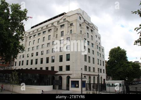 London New Scotland Yard, Londres, Angleterre, Royaume-Uni Banque D'Images