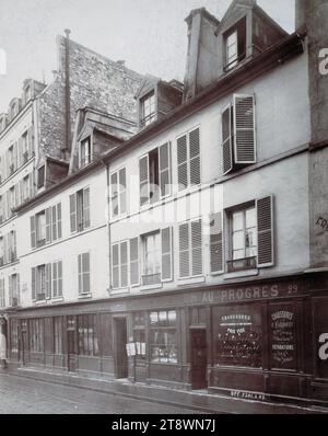 Rue du Faubourg-Saint-Jacques nº29, 14e arrondissement, Paris, Union photographique française, photographe, en 1905, Arts graphiques, Photographie, Aristotype, hauteur : 29,2 cm, largeur : 23 cm Banque D'Images