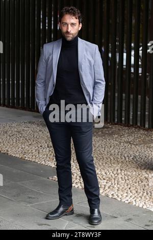 Rome, Italie. 21 novembre 2023. Pio Stellaccio assiste au photocall de la série télévisée Rai il metodo Fenoglio au centre Rai Viale Mazzini. Crédit : SOPA Images Limited/Alamy Live News Banque D'Images