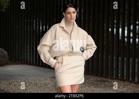 Rome, Italie. 21 novembre 2023. Giulia Bevilacqua assiste au photocall de la série télévisée Rai il metodo Fenoglio au centre Rai Viale Mazzini. (Photo Mario Cartelli/SOPA Images/Sipa USA) crédit : SIPA USA/Alamy Live News Banque D'Images