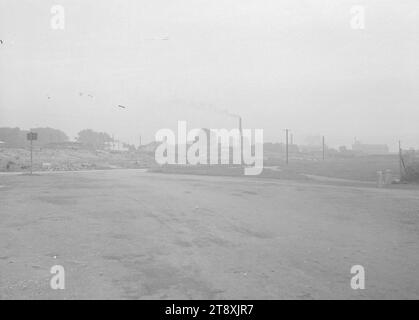 Vue sur le Prater près du stade, Martin Gerlach jun. (1879-1944), photographe, daté c. 1938-1940, verre, négatif, hauteur 17,9 cm, largeur 23,8 cm, Prater, urbanisme et aménagement urbain, 2e arrondissement : Leopoldstadt, paysages, la collection Vienne Banque D'Images