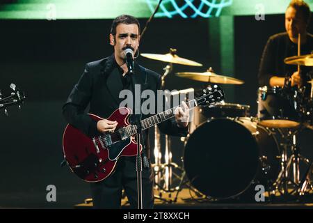 Milan, Italie. 10 novembre 2023. Colapesce participe à l'émission X Factor TV Show à Milan, en Italie, le 10 novembre 2023. (Photo Alessandro Bremec/NurPhoto) crédit : NurPhoto SRL/Alamy Live News Banque D'Images