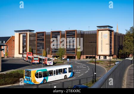 Lincoln Central car Park, Melville Street, Lincoln City, Lincolnshire, Angleterre, ROYAUME-UNI Banque D'Images