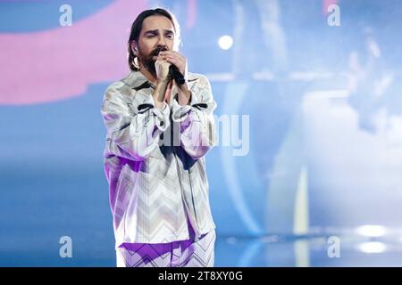 Milan, Italie. 10 novembre 2023. DiMartino participera à l'émission X Factor TV Show à Milan, Italie, le 10 novembre 2023. (Photo Alessandro Bremec/NurPhoto) crédit : NurPhoto SRL/Alamy Live News Banque D'Images