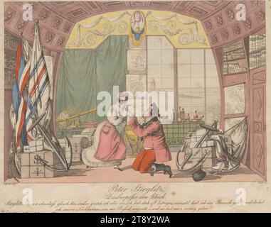 Peter Stieglitz, Zauberpose von Gleich (Theatralische Bilder-Galerie zur Theaterzeitung, 2. JG., Nr. 8), Johann Wenzel Zinke (1782-1851), graveur sur cuivre, 1834-1835, colorisé, gravure sur cuivre, taille de feuille 22×28 cm, Théâtre, Arts du spectacle, Beaux-Arts, acteur (sur scène), la Collection Vienne Banque D'Images