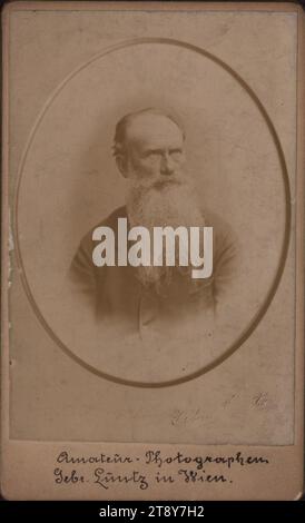 Friedrich von Schmidt (1825-1891), architecte, Luntz Brothers, photographe, date avant 1892, photographie, hauteur×largeur 10, 7×6, 5 cm, portrait, homme, portrait, autoportrait d'architecte, la collection Vienne Banque D'Images