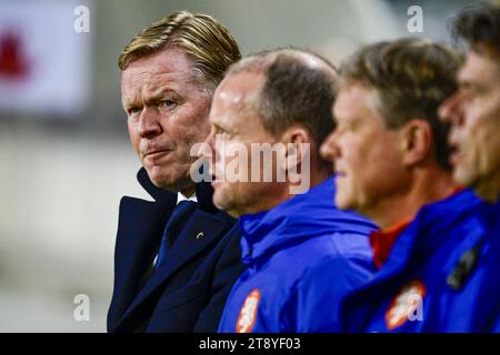 L'entraîneur Ronald Koeman DE FARO - Hollande lors du match de qualification pour le Championnat d'Europe dans le groupe B entre Gibraltar et les pays-Bas à l'Estadio Algarve le 21 novembre 2023 à Faro-Loulé, Portugal. ANP OLAF KRAAK Banque D'Images