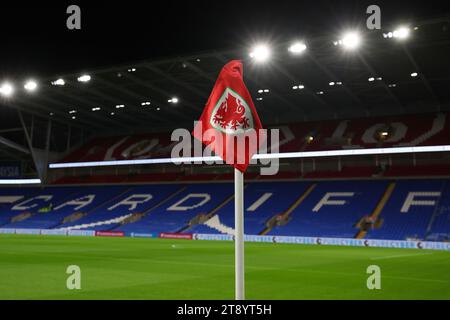 Cardiff, Royaume-Uni. 21 novembre 2023. Vue générale du Cardiff City Stadium pendant le match de qualification de l'UEFA Euro 2024 entre le pays de Galles et Turkiye au Cardiff City Stadium à Cardiff, pays de Galles. (James Whitehead/SPP) crédit : SPP Sport Press photo. /Alamy Live News Banque D'Images