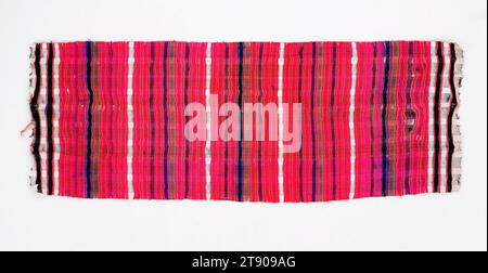 Foulard, c. années 1990, 29 1/4 x 10 13/16 po. (74,3 x 27,46 cm), soie, Chine, 20e siècle Banque D'Images