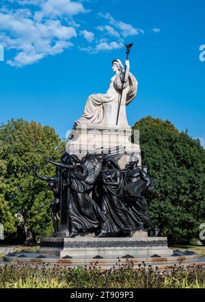 Allison Monument au Capitole de l'État de l'Iowa à des Moines Banque D'Images