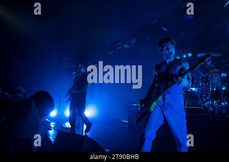 Nottingham, Royaume-Uni 21 novembre 2023, Dougie Poynter de McFly se produit à Nottingham à Rock City dans le cadre de la tournée britannique Credit : Paul Smith / Alamy Live News Banque D'Images