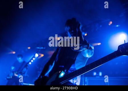 Nottingham, Royaume-Uni le 21 novembre 2023, dougie Poynter de McFly se produit à Nottingham à Rock City dans le cadre de la tournée britannique Credit : Paul Smith / Alamy Live News Banque D'Images