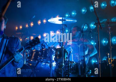 Nottingham, Royaume-Uni le 21 novembre 2023, Harry Judd de McFly joue à Nottingham à Rock City dans le cadre de la tournée britannique Credit : Paul Smith / Alamy Live News Banque D'Images