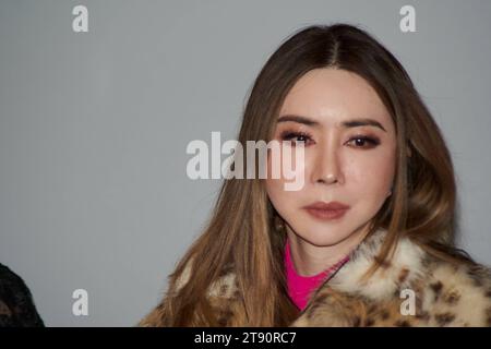 Anne Jakkaphong Jakrajutati Conférence de presse 20 novembre 2023, Mexico, Mexique : la nouvelle Miss Univers, la femme d'affaires thaïlandaise fondatrice et PDG de JKN Global Group public Limited Anne Jakkaphong Jakrajutatip assiste à une conférence de presse à Torre Mayor. Le 20 novembre 2023 à Mexico, Mexique. Photo de Jaime Nogales/ Eyepix Group Mexico Mexico Mexico Copyright : xJaimexNogalesxxEyepixxGroupx crédit : Imago/Alamy Live News Banque D'Images