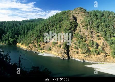 Rogue Wild & Scenic River, Rogue-Coquille National Scenic Byway, forêt nationale de Siskiyou, Oregon Banque D'Images