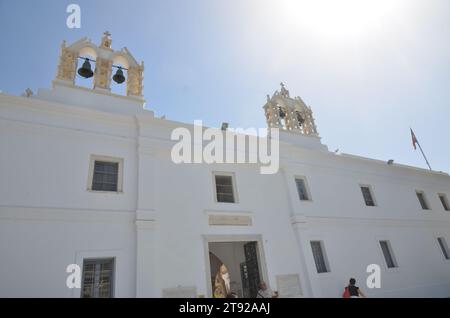 Grèce, Egée, Kyklades, île de Paros la célèbre église d'Ekatontapiliani (100 portes) Banque D'Images