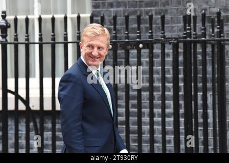 Londres, Royaume-Uni. 22 novembre 2023. Oliver Dowden, vice-premier ministre, arrive à Downing Street pour une réunion du cabinet crédit : MARTIN DALTON/Alamy Live News Banque D'Images