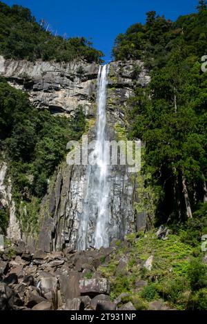 NACHI Waterfall est une grande cascade permanente au Japon située dans la préfecture de Wakayama. Banque D'Images