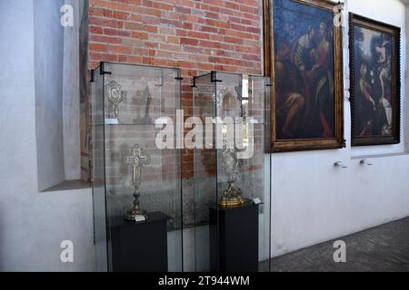 Milan Italie - Basilique de Sant'Eustorgio - Musée Cappella Portinari Banque D'Images