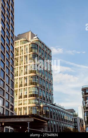 Appartements Bubble Towers conçus par Thomas Hetherwick. The High Line, Chelsea, New York, États-Unis d ' Amérique. Banque D'Images