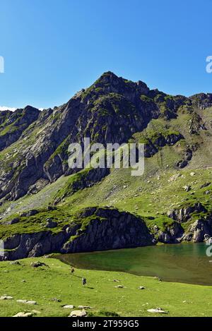Lac des Balmettes, Savoie, Maurienne, Saint-Colomban-des-Villards Banque D'Images