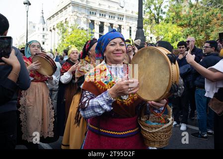 Festival de transhumance à Madrid avec : atmosphère où : Madrid, Espagne quand : 22 Oct 2023 crédit : Oscar Gonzalez/WENN Banque D'Images