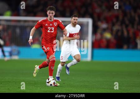 Cardiff, Royaume-Uni. 21 novembre 2023. Pays de Galles contre Turquie, qualification UEFA Euro 2024, match du groupe D au stade de Cardiff à Cardiff, pays de Galles du Sud, mardi 21 novembre 2023. Usage éditorial uniquement. photo par Andrew Orchard/Andrew Orchard photographie sportive/Alamy Live News crédit : Andrew Orchard photographie sportive/Alamy Live News Banque D'Images