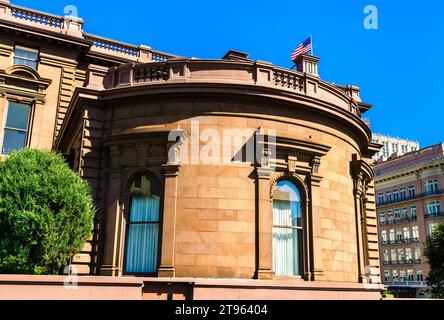 Bâtiment historique sur Nob Hill à San Francisco - Californie, États-Unis Banque D'Images