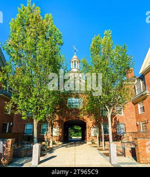 Wayland Arch à Brown University, Providence, Rhode Island, États-Unis Banque D'Images