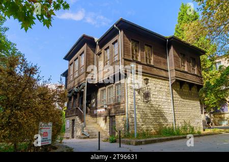 Varna, Bulgarie - 22 septembre 2023 : vue de la Maison des Architectes, à Varna, Bulgarie Banque D'Images