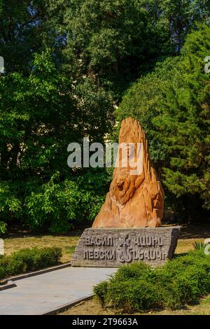 Varna, Bulgarie - 22 septembre 2023 : vue du monument à Vasil Levski, à Varna, Bulgarie Banque D'Images