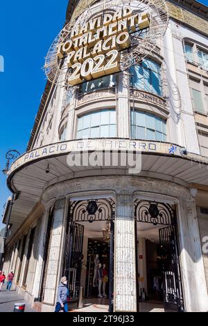 Mexico, CDMX, Mexico, El Palacio de Hierro Centro ou Navidad totalmente palacio, éditorial seulement. Banque D'Images