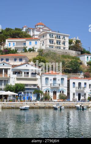 Grèce, Nord Égée, Ikaria Island village Evdilos Banque D'Images