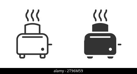 Icône grille-pain. Conception simple. Illustration vectorielle Illustration de Vecteur