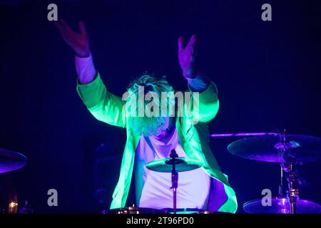 Croatie, Zagreb, 221123. Usine de culture. Concert du groupe de hard rock américain Halestorm. Photo : Nera Simic/CROPIX Copyright : xxNeraxSimicx halestorm tvornica36-221123 crédit : Imago/Alamy Live News Banque D'Images