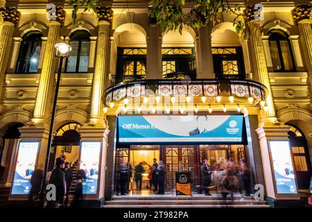 Le London Palladium Theatre de nuit, Argyll Street, Londres, Royaume-Uni Banque D'Images